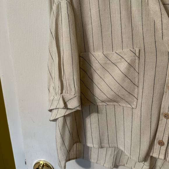 EUC Kurious Cropped Short Sleeve Blouse - Picture 3 of 4